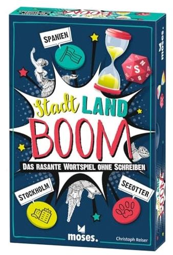 Alle Details zum Brettspiel Stadt, Land, BOOM! und ähnlichen Spielen