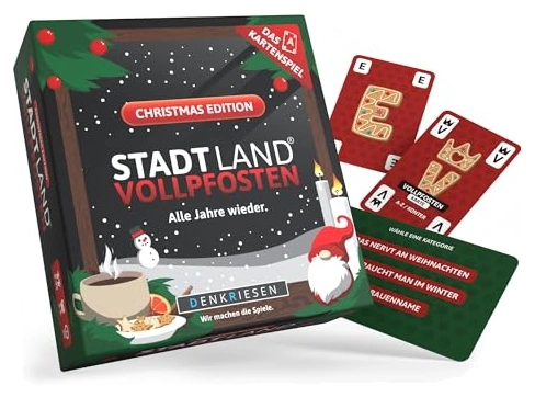 Stadt Land Vollpfosten: Das Kartenspiel – Christmas Edition bei Amazon bestellen