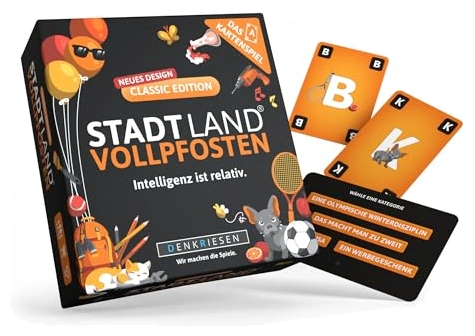 Alle Details zum Brettspiel Stadt Land VOLLPFOSTEN: Das Kartenspiel und ähnlichen Spielen