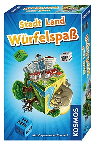 Alle Details zum Brettspiel Stadt Land Würfelspaß und ähnlichen Spielen