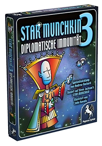 Alle Details zum Brettspiel Star Munchkin 3: Diplomatische Immunität und ähnlichen Spielen