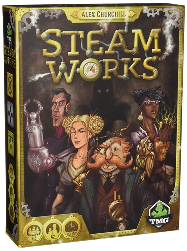 Alle Details zum Brettspiel Steam Works und ähnlichen Spielen