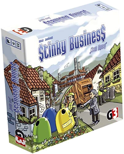 Alle Details zum Brettspiel Stinky Business und ähnlichen Spielen