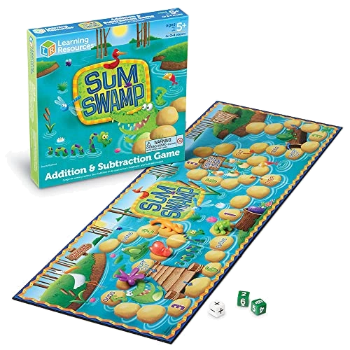 Alle Details zum Brettspiel Sum Swamp - Addition & Subtraction Game und ähnlichen Spielen