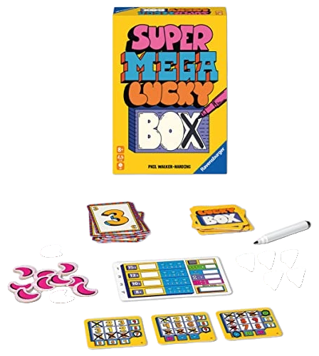 Alle Details zum Brettspiel Super Mega Lucky Box und ähnlichen Spielen