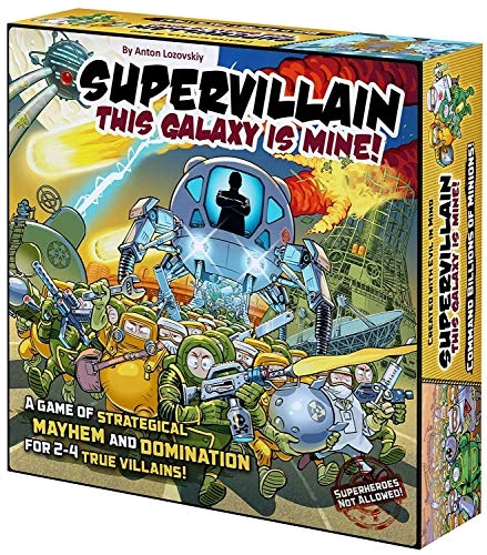 Alle Details zum Brettspiel Supervillain: This Galaxy Is Mine! und ähnlichen Spielen