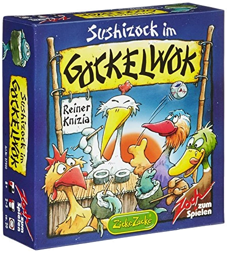 Alle Details zum Brettspiel Sushizock im Gockelwok und ähnlichen Spielen
