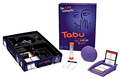 Alle Details zum Brettspiel Tabu und ähnlichen Spielen