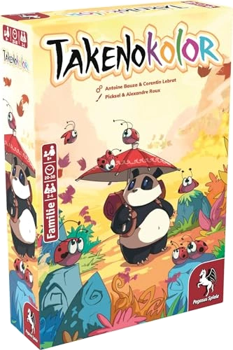 Alle Details zum Brettspiel Takenokolor und ähnlichen Spielen