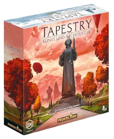 Alle Details zum Brettspiel Tapestry: Kunst & Architektur (2. Erweiterung) und ähnlichen Spielen