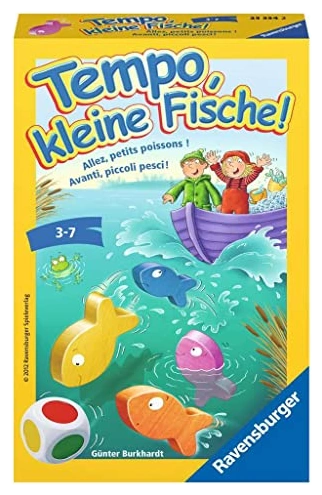 Alle Details zum Brettspiel Tempo, kleine Fische! und ähnlichen Spielen