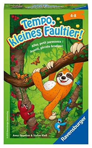 Alle Details zum Brettspiel Tempo, kleines Faultier! und ähnlichen Spielen