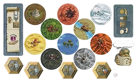 Alle Details zum Brettspiel Terra Mystica: Erweiterungsbogen (Spiel 2015) und ähnlichen Spielen