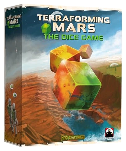 Alle Details zum Brettspiel Terraforming Mars: Das Würfelspiel und ähnlichen Spielen