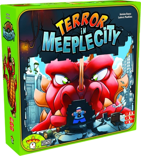 Alle Details zum Brettspiel Terror in Meeple City (Rampage) und ähnlichen Spielen