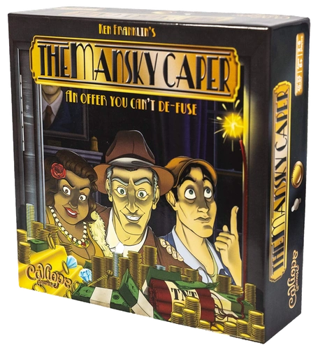 Alle Details zum Brettspiel The Mansky Caper und ähnlichen Spielen