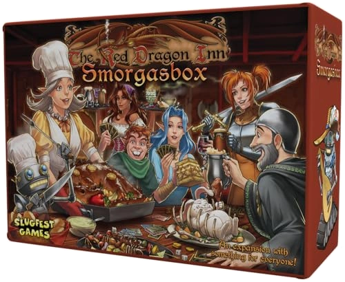 Alle Details zum Brettspiel The Red Dragon Inn Smorgasbox (Erweiterung) und ähnlichen Spielen