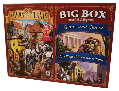 Alle Details zum Brettspiel Thurn und Taxis Big Box und ähnlichen Spielen