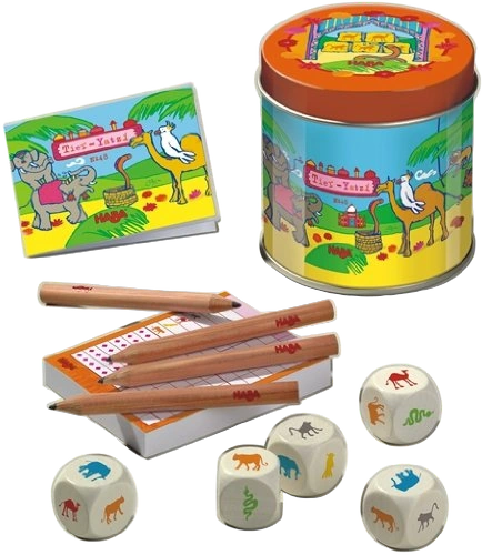 Alle Details zum Brettspiel Tier-Yatzi und ähnlichen Spielen