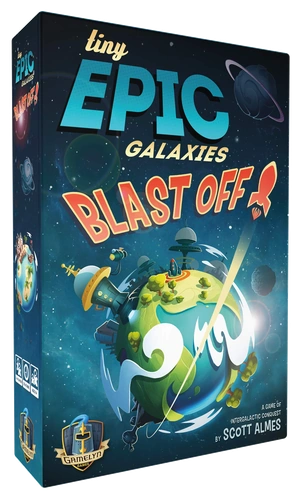 Alle Details zum Brettspiel Tiny Epic Galaxies BLAST OFF! (Erweiterung) und ähnlichen Spielen