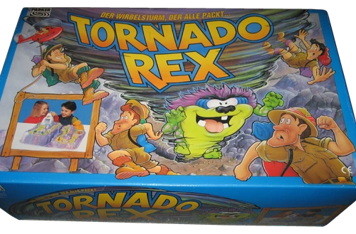 Alle Details zum Brettspiel Tornado Rex und ähnlichen Spielen