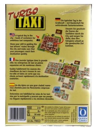 Alle Details zum Brettspiel Turbo Taxi / Flickwerk und ähnlichen Spielen