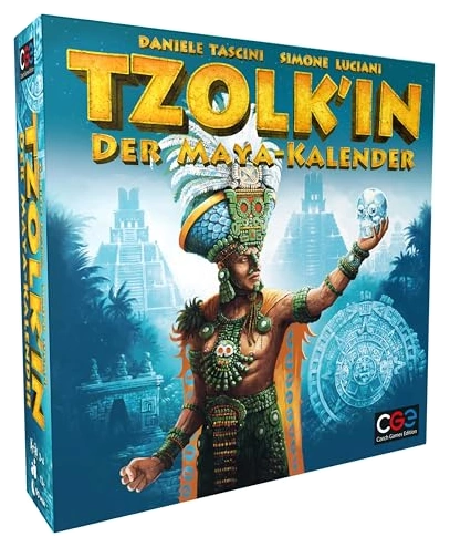 Alle Details zum Brettspiel Tzolk'in: Der Maya-Kalender und ähnlichen Spielen