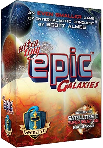 Alle Details zum Brettspiel Ultra-Tiny Epic Galaxies und ähnlichen Spielen