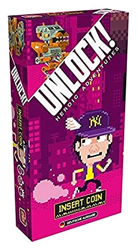 Alle Details zum Brettspiel Unlock!: Heroic Adventures – Insert Coin und ähnlichen Spielen