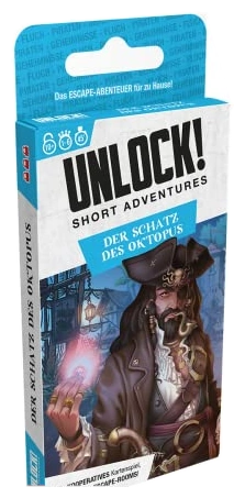 Alle Details zum Brettspiel Unlock!: Short Adventures – Der Schatz des Oktopus und ähnlichen Spielen