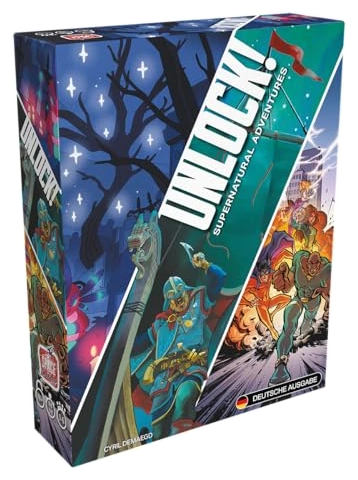 Alle Details zum Brettspiel Unlock!: Supernatural Adventures und ähnlichen Spielen