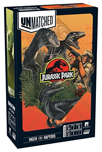Alle Details zum Brettspiel Unmatched: Jurassic Park – InGen vs Raptors und ähnlichen Spielen