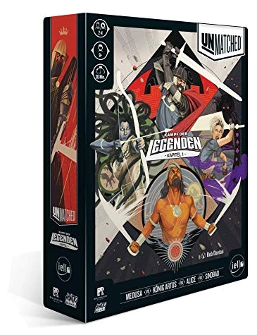 Alle Details zum Brettspiel Unmatched: Kampf der Legenden, Kapitel 1 und ähnlichen Spielen