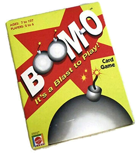Alle Details zum Brettspiel UNO Boomo und ähnlichen Spielen