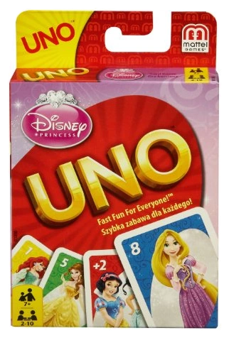 Alle Details zum Brettspiel UNO: Disney Princess und ähnlichen Spielen
