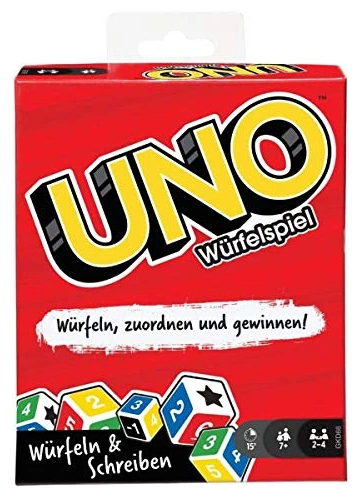 Alle Details zum Brettspiel UNO Würfelspiel und ähnlichen Spielen