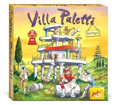 Alle Details zum Brettspiel Villa Paletti (Spiel des Jahres 2002) und ähnlichen Spielen