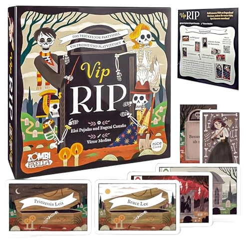 Alle Details zum Brettspiel VIP RIP und ähnlichen Spielen