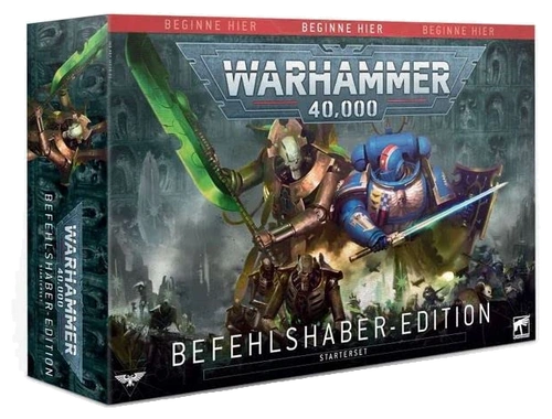 Alle Details zum Brettspiel Warhammer 40.000: Befehlshaber-Edition Starterset und ähnlichen Spielen