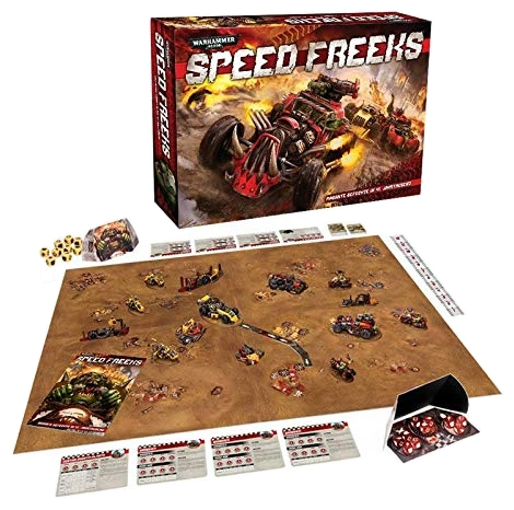 Alle Details zum Brettspiel Warhammer 40,000: Speed Freeks und ähnlichen Spielen