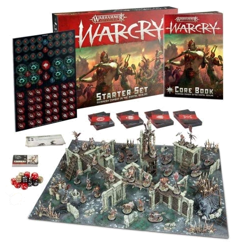 Alle Details zum Brettspiel Warhammer Age of Sigmar: Warcry Starter Set und ähnlichen Spielen