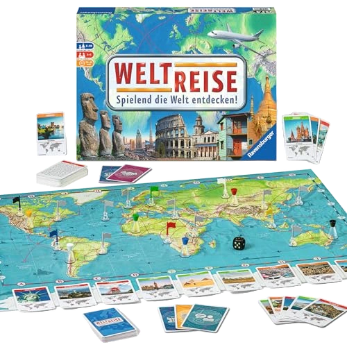 Alle Details zum Brettspiel Weltreise und ähnlichen Spielen