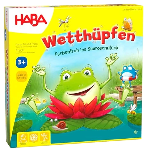 Alle Details zum Brettspiel Wetthüpfen und ähnlichen Spielen