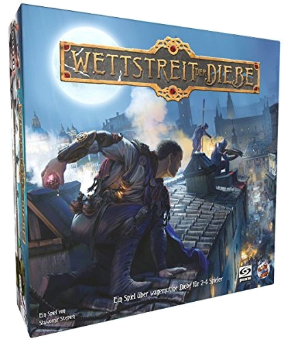 Alle Details zum Brettspiel Wettstreit der Diebe und ähnlichen Spielen