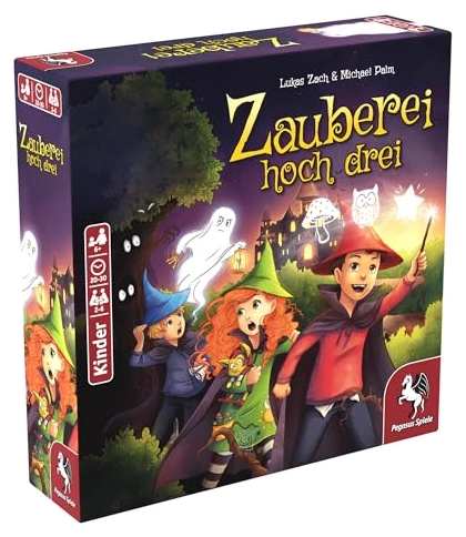 Alle Details zum Brettspiel Zauberei hoch drei und ähnlichen Spielen