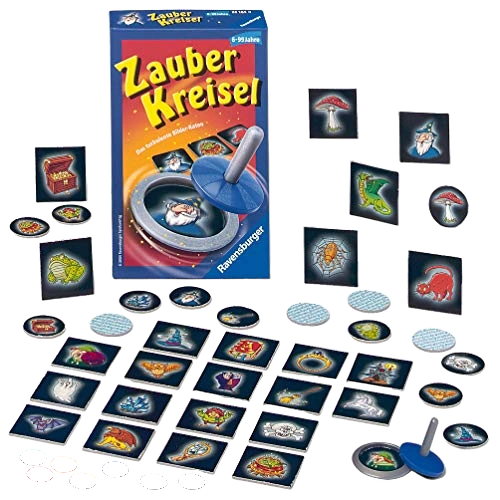 Alle Details zum Brettspiel Zauberkreisel und ähnlichen Spielen