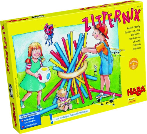 Alle Details zum Brettspiel Zitternix und ähnlichen Spielen