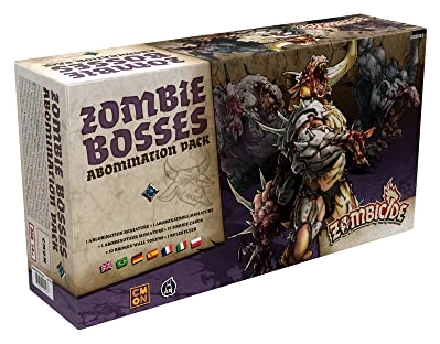 Alle Details zum Brettspiel Zombicide: Black Plague Zombie Bosses Abomination Pack (Erweiterung) und ähnlichen Spielen