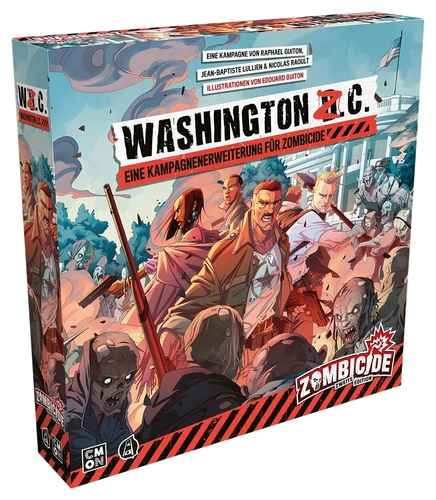 Alle Details zum Brettspiel Zombicide Zweite Edition: Washington Z.C. (Erweiterung) und ähnlichen Spielen