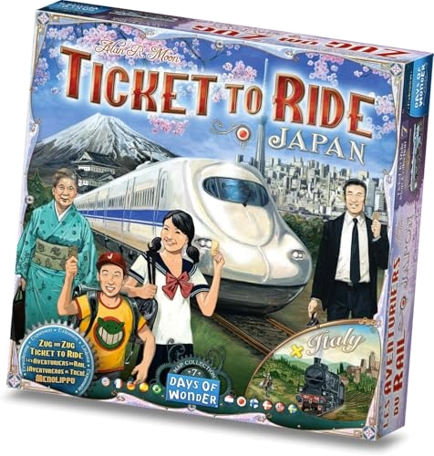 Alle Details zum Brettspiel Zug um Zug: Japan & Italien (7. Erweiterung) und ähnlichen Spielen
